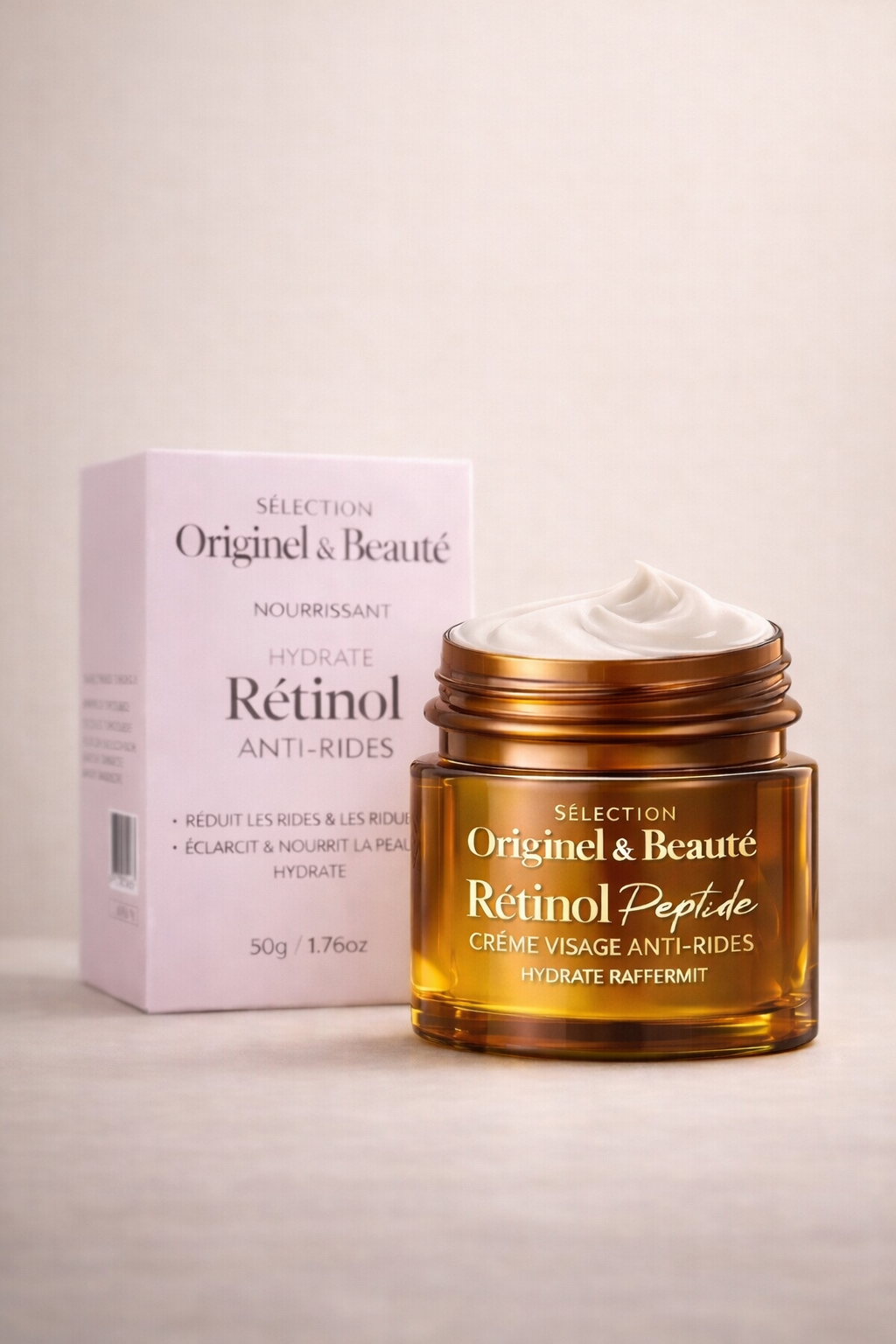 Crème anti rides & hydratante visage  - 50ml - Anti-âge & Raffermissante