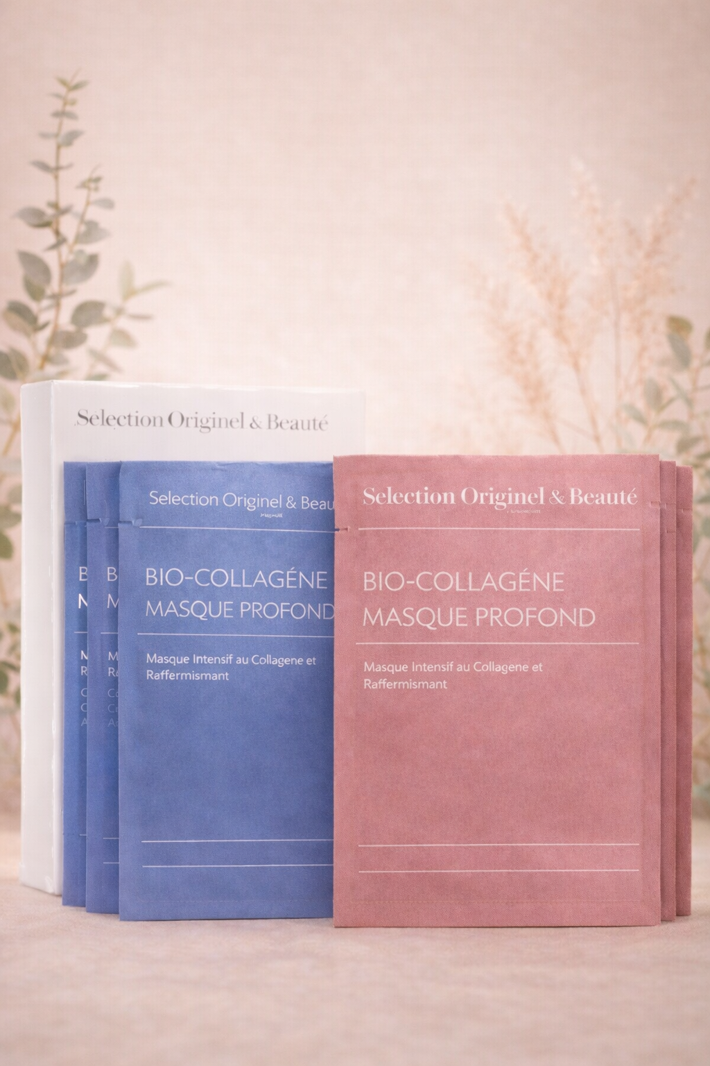 Masque coréen au collagène pack de 10 masques hydratants visage Originel Beauté