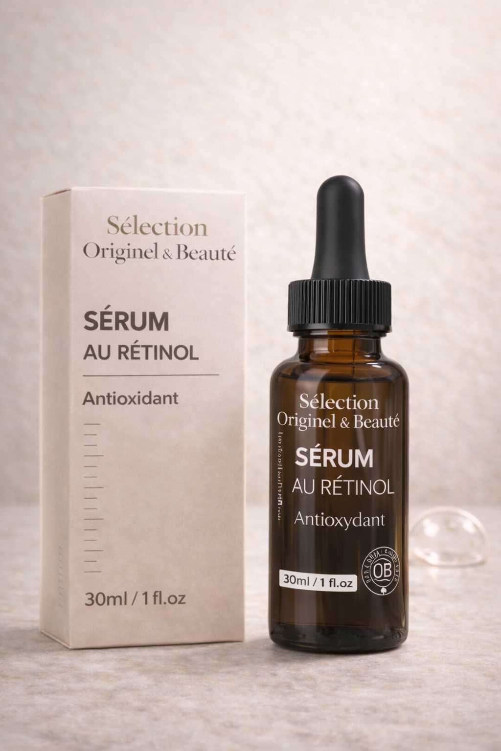 Sérum anti-rides visage soin anti-âge au rétinol
30ml Originel Beauté