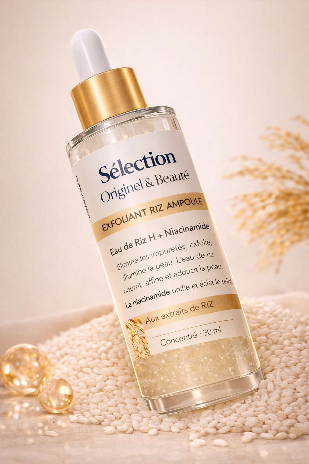 Sérum exfoliant pour le visage - 80ml- peau lisse