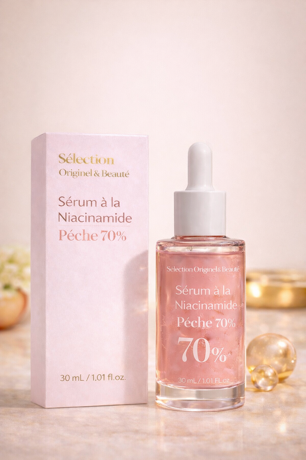Sérum à la Niacinamide visage 30ml – Anti-Imperfections
